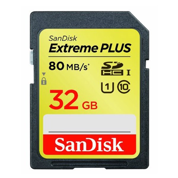 کارت حافظه ی SDHC سن دیسک Extreme Plus 533X با ظرفیت 32 گیگابایت