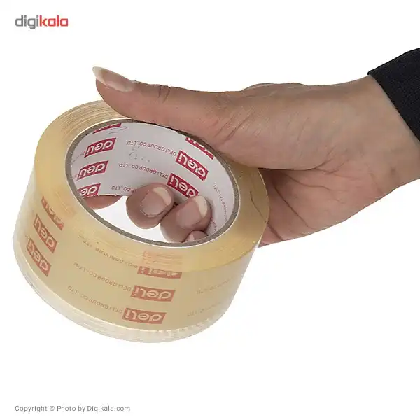 نوار چسب شیشه‌ ای دلی مدل Low Noise - پهنای 5 سانتی متر