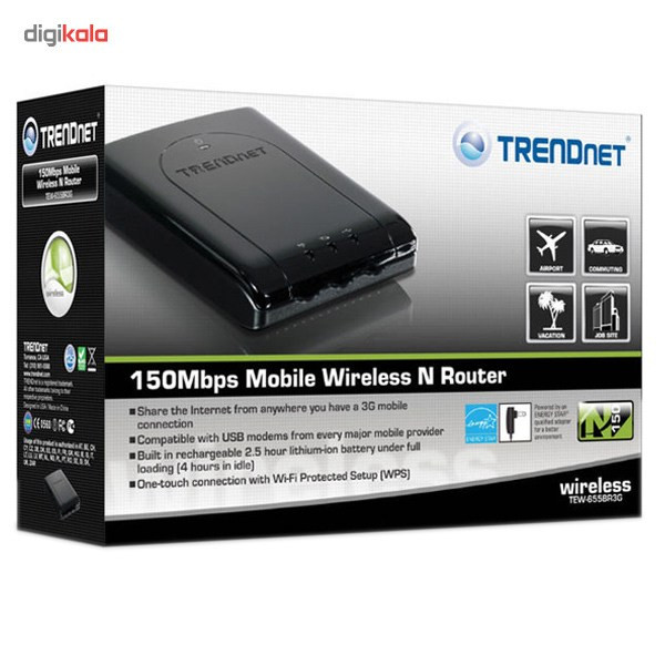روتر بی سیم 3G ترندنت مدل TEW-655BR3G
