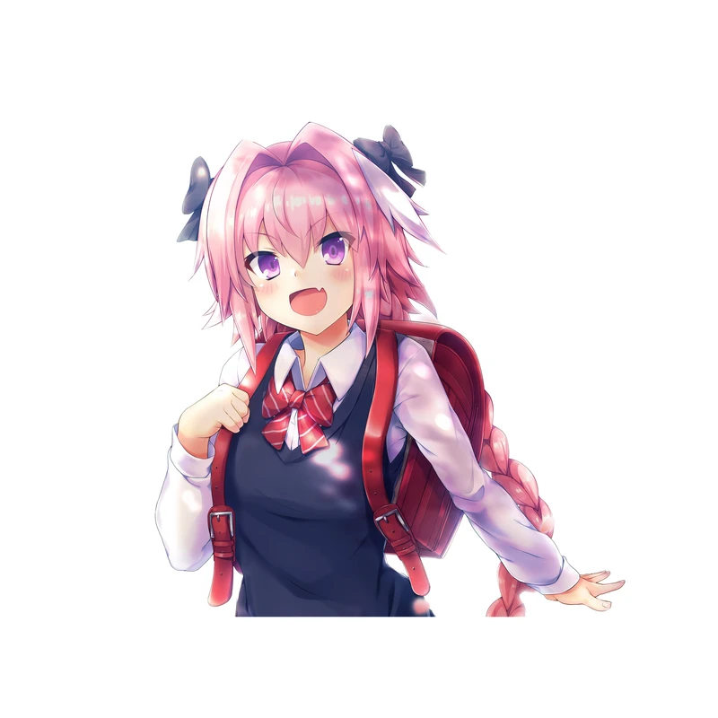 استیکر لپ تاپ و موبایل مدل انیمه طرح سرنوشت آپاکریفا استولفو Fate/Apocrypha astolfo کد 1266