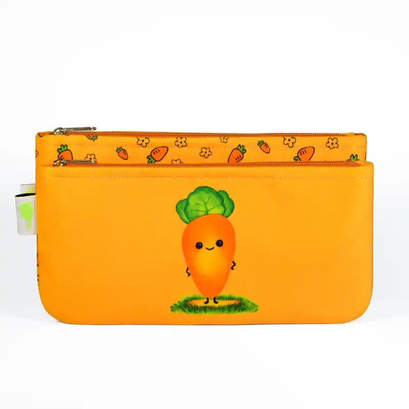 جامدادی طوطی دیزاین طرح هویج مدل دوقلو Milky-04