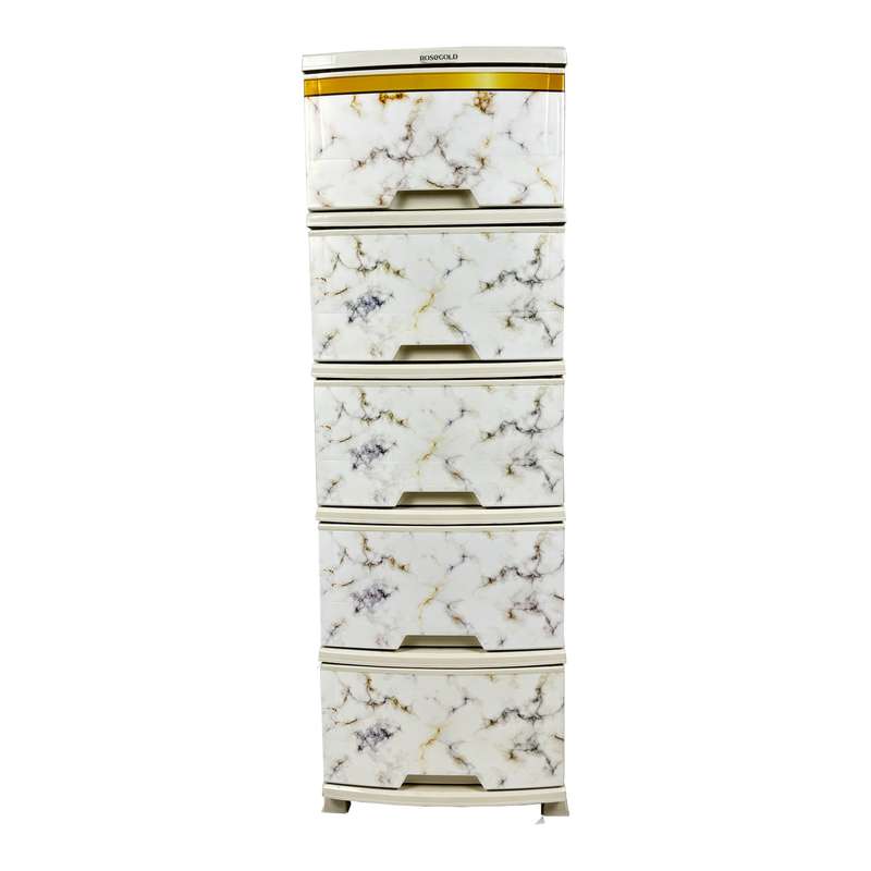 فایل کشویی رزگلد مدل 5 کشو L مرمر R3611