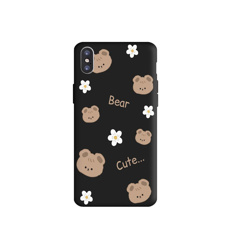 کاور طرح خرس بیر کد f3806 مناسب برای گوشی موبایل اپل iphone X / XS