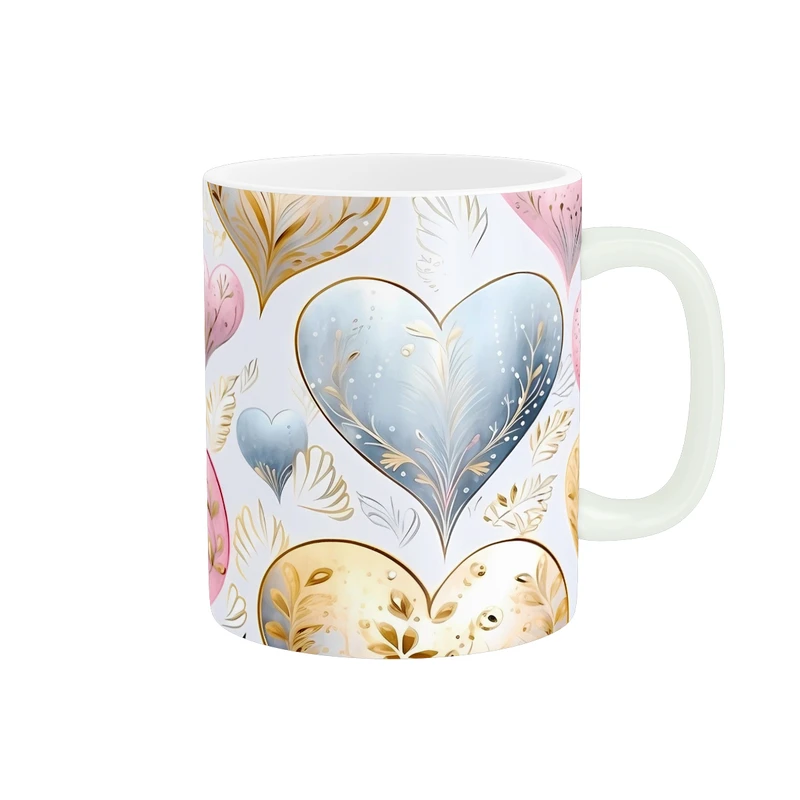 ماگ پاد آفرین طرح قلب کد 1080