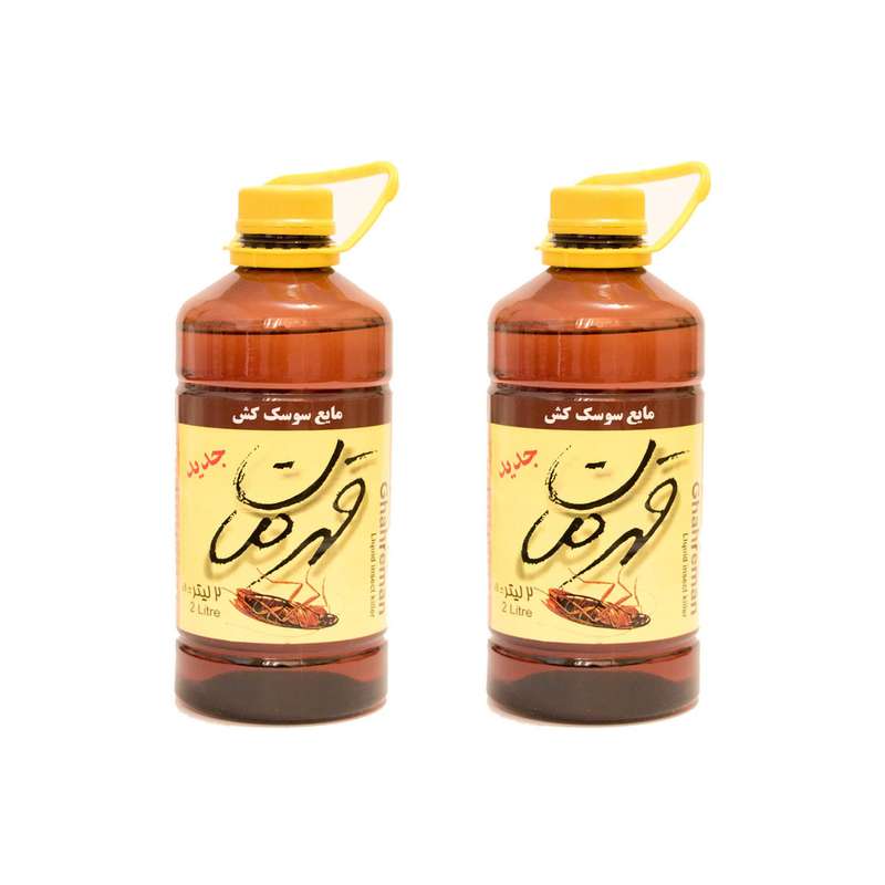 مایع سوسک کش مدل New-02 حجم 2000 میلی لیتر مجموعه 2 عددی
