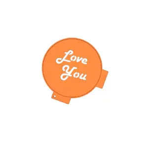 شابلون تزیین قهوه مدل LOVE