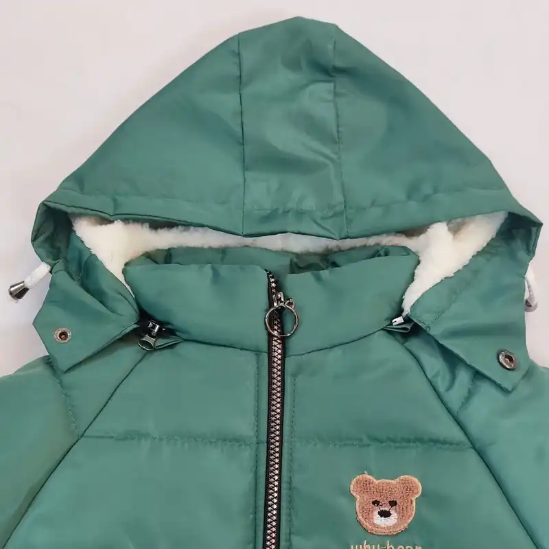 کاپشن پسرانه مدل پشت بلند خرسی