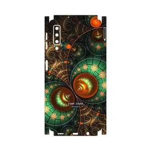 MAHOOT Mathematical Geometric Shape 3-FullSkin Cover Sticker for Samsung Galaxy A7 2018