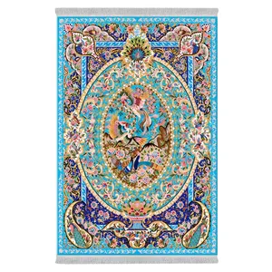 فرش پارچه‌ای دفه مدل فرشینه طرح مدرن کد 8055