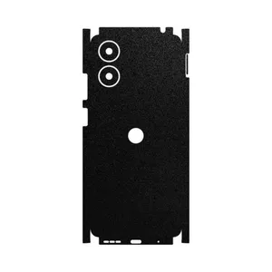 MAHOOT Black-Suede-FullSkin Cover Sticker for Motorola Moto G04s