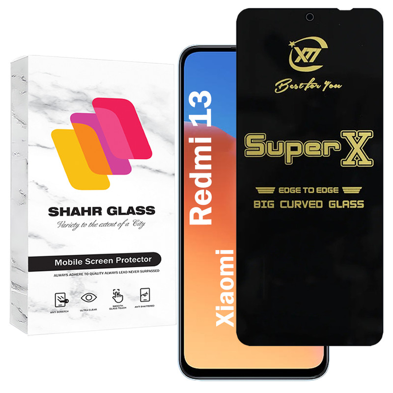 محافظ صفحه نمایش شهر گلس مدل SUPXS20 مناسب برای گوشی موبایل شیائومی Redmi 13