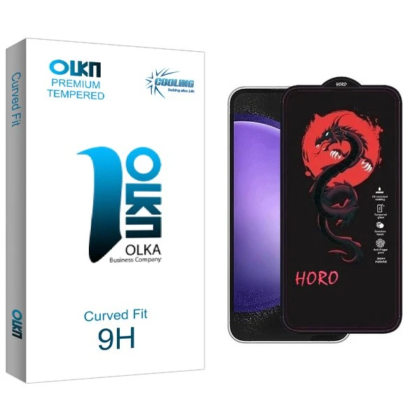 محافظ صفحه نمایش کولینگ مدل Olka Horo مناسب برای گوشی موبایل سامسونگ galaxy s23 fe