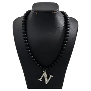 گردنبند نقره زنانه دلی جم طرح N  کد D 699