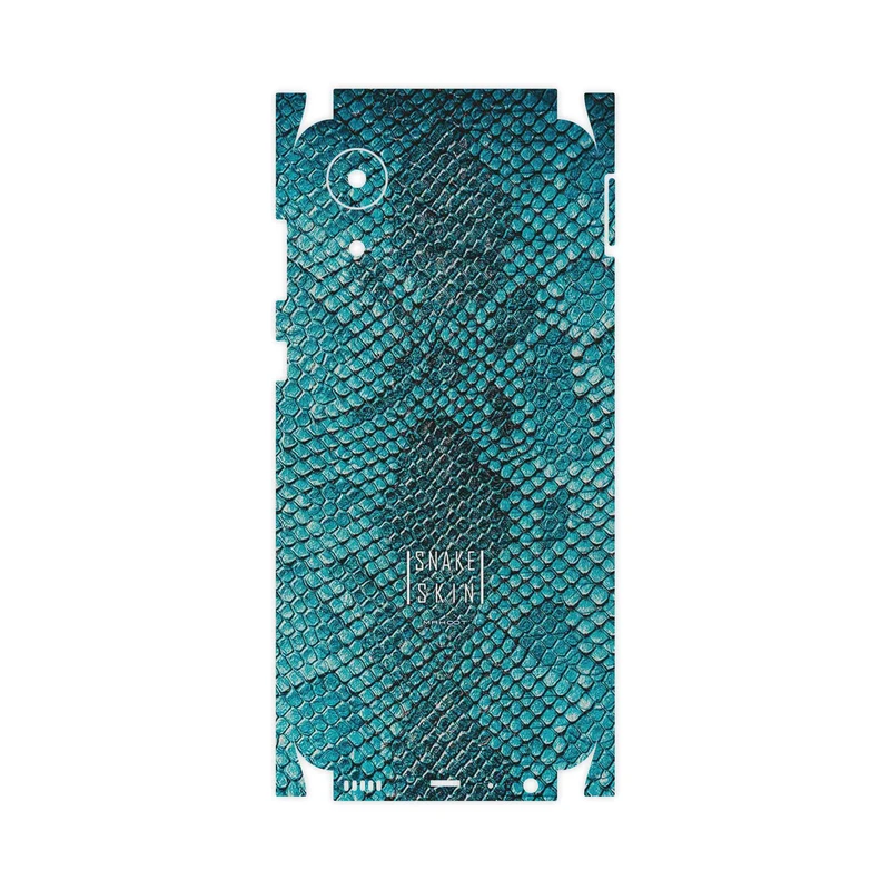 برچسب پوششی ماهوت مدل Blue Snake Skin-FullSkin مناسب برای گوشی موبایل سامسونگ Galaxy A03 Core