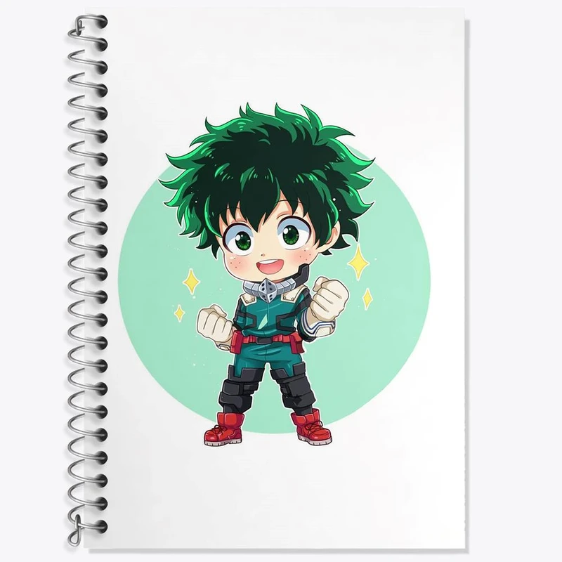 دفتر لغت 50 برگ خندالو مدل ایزوکو میدوریا انیمه آکادمی قهرمان من My Hero Academia کد 10076