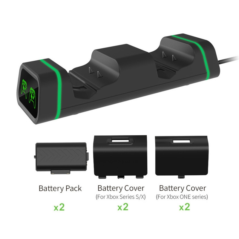 پایه شارژر دسته بازی ایکس باکس دابی مدل TYX-19006X مناسب برای Xbox Series X/S & One