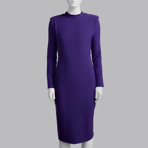 پیراهن یقه ایستاده زنانه مدل 836109320 طرح ترندیول