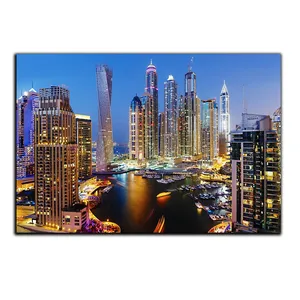 تابلو شاسی بکلیت طرح منظره شهر دوبی مدل SH-821