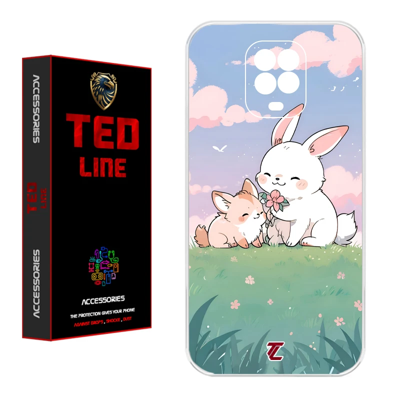 کاور تدلاین طرح خرگوش کد 1184 مناسب برای گوشی موبایل شیائومی Redmi Note 9S / Note 9 Pro