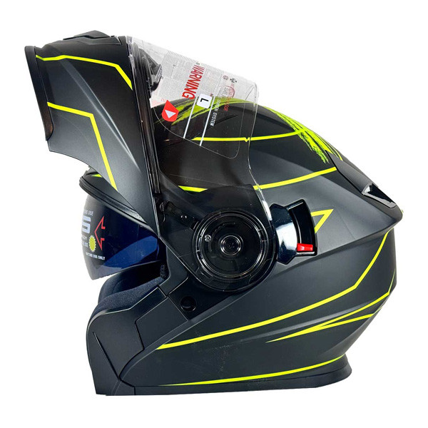 کلاه کاسکت ردلاین مدل فک متحرک عینکدار کد NSN_939