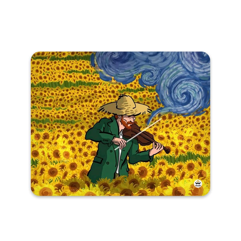 ماوس پد شادیت مدل نقاشی ونگوگ کد286 سایز 24*19 سانتی متر