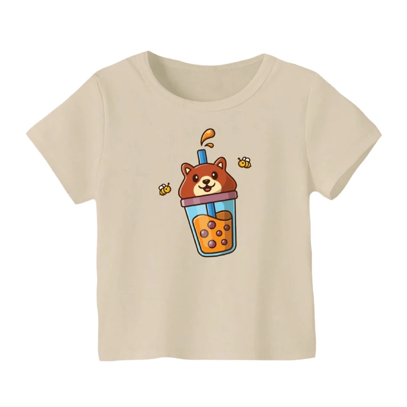 تی شرت آستین کوتاه بچگانه مدل خرسی