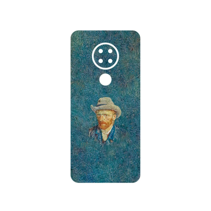 برچسب پوششی ماهوت مدل Self portrait with a gray felt hat مناسب برای گوشی موبایل نوکیا 7.2