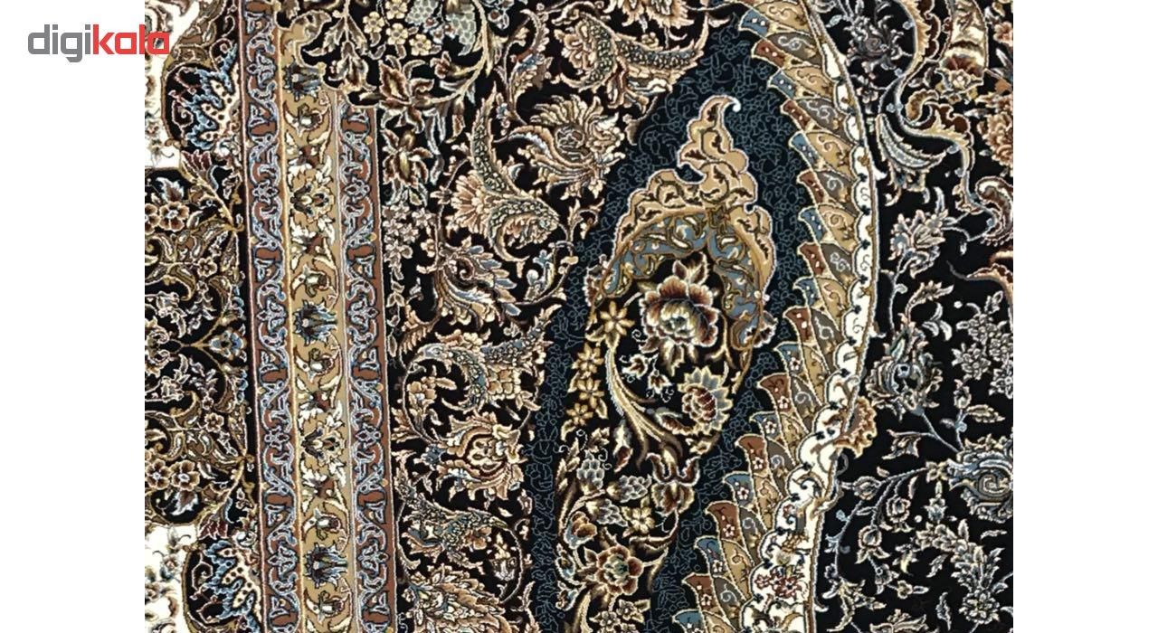 فرش ماشینی توس مشهد طرح گل بوته زمینه سرمه ای main 1 3