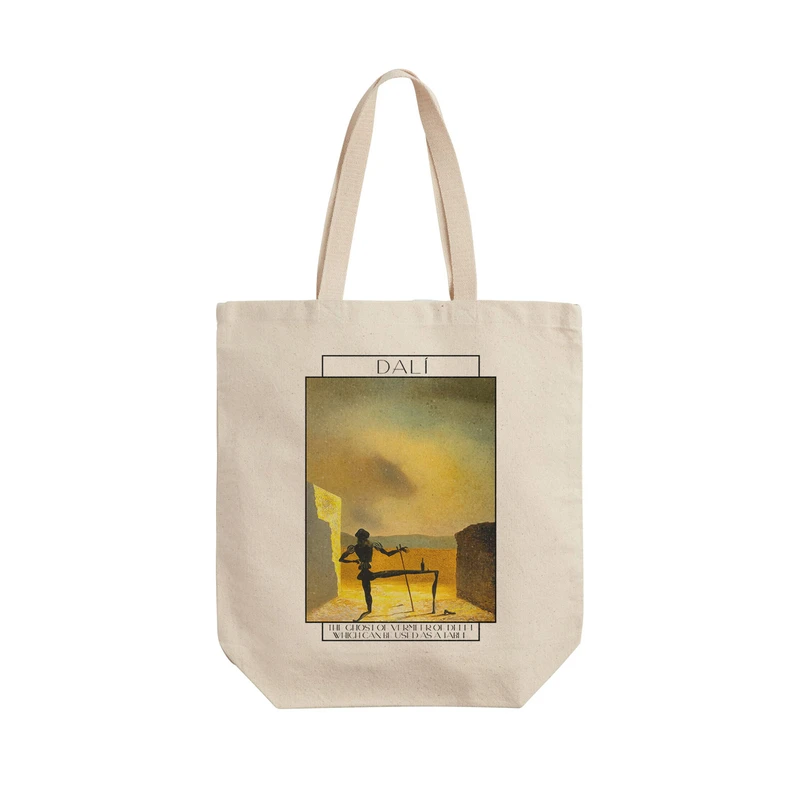 ساک خرید ترمه طراحان ایده مدل روح ورمر به شکل میز از دالی کد art0778 - L