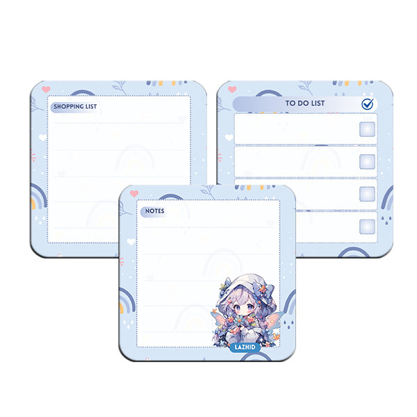 تخته وایت برد لاژید مدل برنامه ریزی سایز 9X9 سانتی متر مجموعه 3 عددی