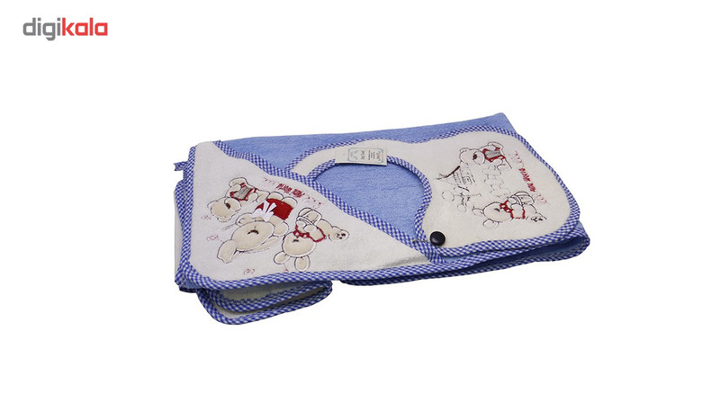 ست حوله نوزادی 4 تکه ایرسا مدل Little Baby