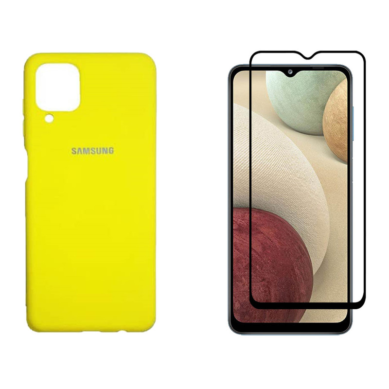 کاور وورلد ویو مدلSLCN-WGF مناسب برای گوشی موبایل سامسونگ Galaxy A12 به همراه محافظ صفحه نمایش