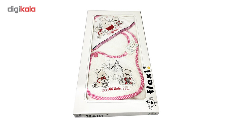 ست حوله نوزادی 4 تکه ایرسا مدل Little Baby