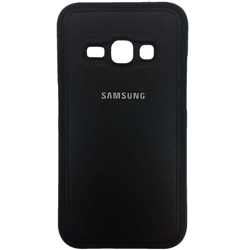 کاور ژله ای طرح چرم مناسب برای گوشی موبایل سامسونگ Galaxy J1 2016