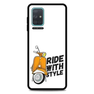 AKAM AMC-WSGA71-MOTORCYCLE-5 Cover For Samsung Galaxy A71