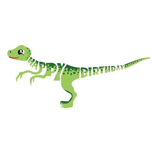 ریسه تولد مدل تولد مبارک طرح دایناسور کد 23