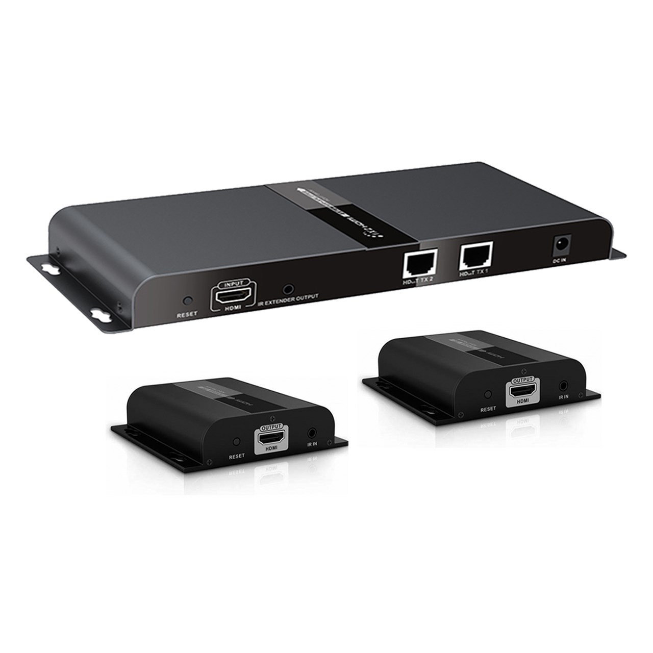 توسعه دهنده و تکرارکننده 1 به 2  HDMI  لنکنگ مدل LKV312-HDbitT
