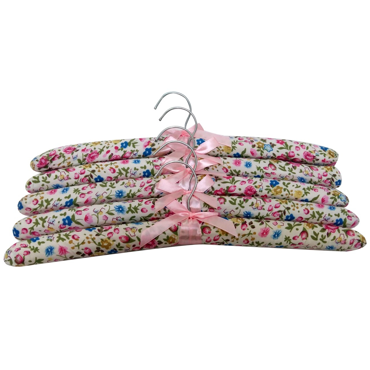 چوب لباسی  گل دار  کد 02 بسته 5 عددی