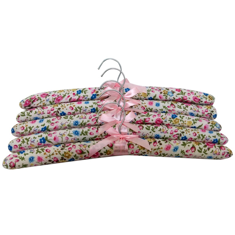 چوب لباسی گل دار کد 02 بسته 5 عددی