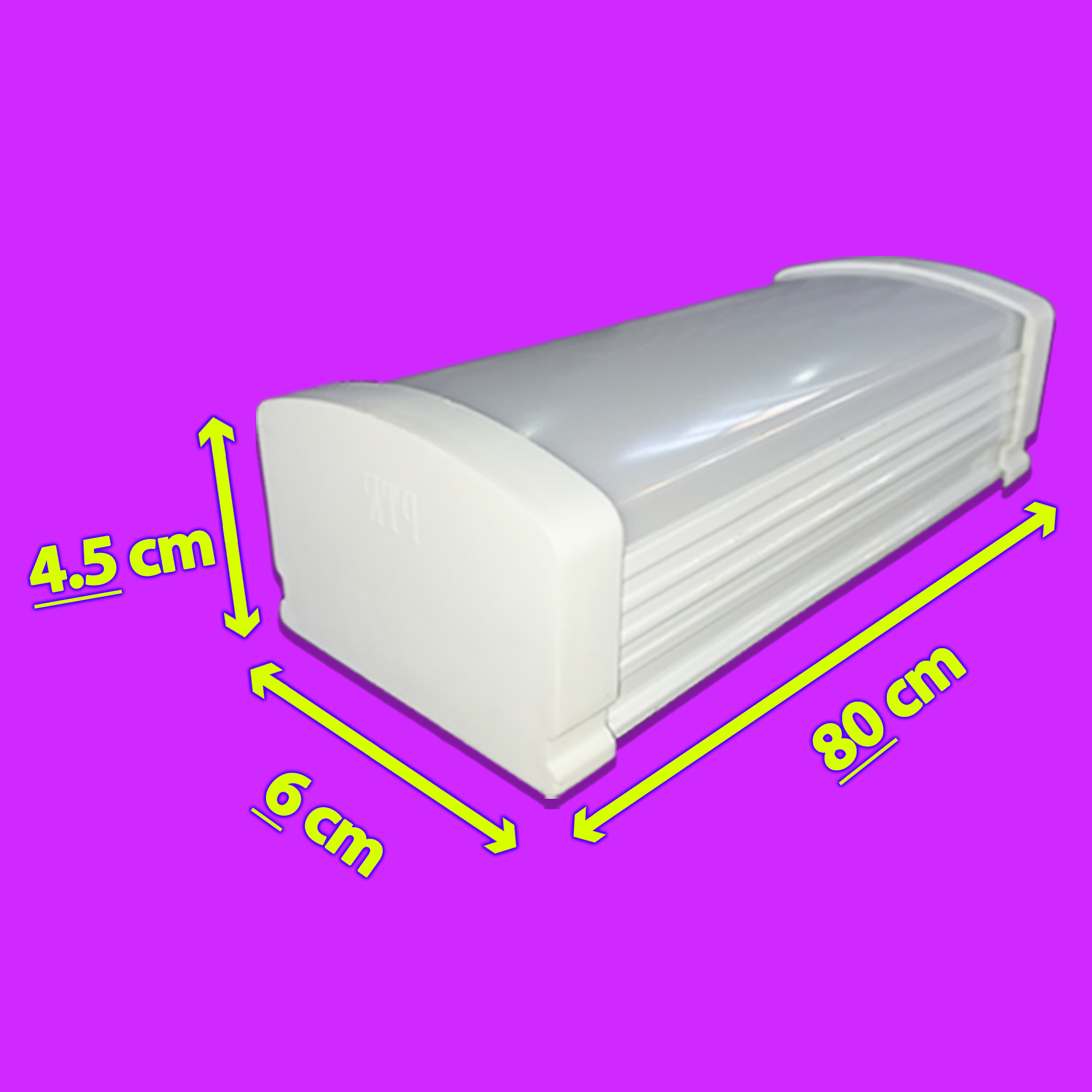 براکت مهتابی ال ای دی 80 وات تارادیس مدل روکار کد PTN-L80 براکت مهتابی ال ای دی 80 وات تارادیس مدل روکار کد PTN-L80