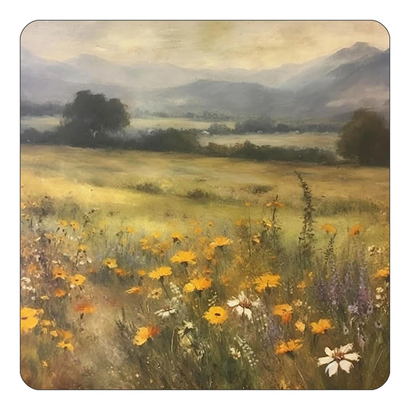 مگنت کاکتی طرح نقاشی رنگ روغن مدل mp73733