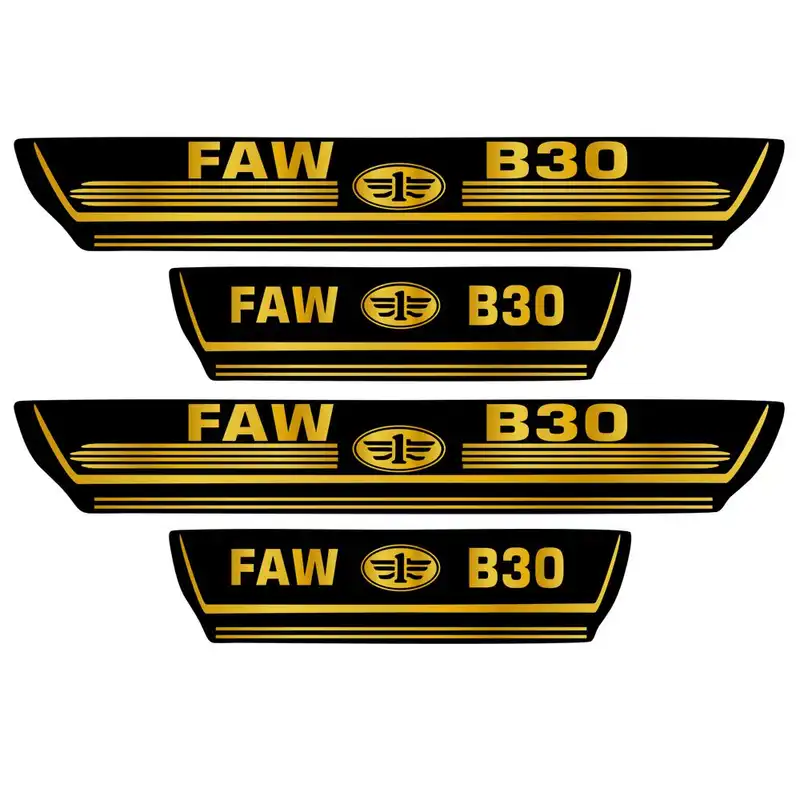 برچسب بدنه خودرو اسپرت غدیر مدل CH GO YA59 A98مناسب برای فاو بسترن بسته 4 عددی