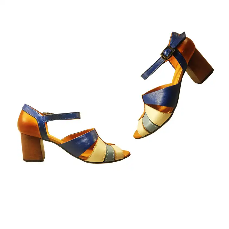 صندل زنانه مدل چرم طبیعی کد 598.1