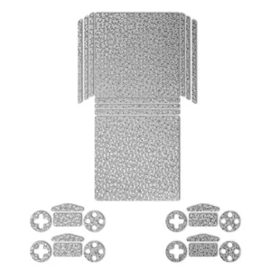 MAHOOT Silver Silicon Texture Sticker for PS4 Pro
