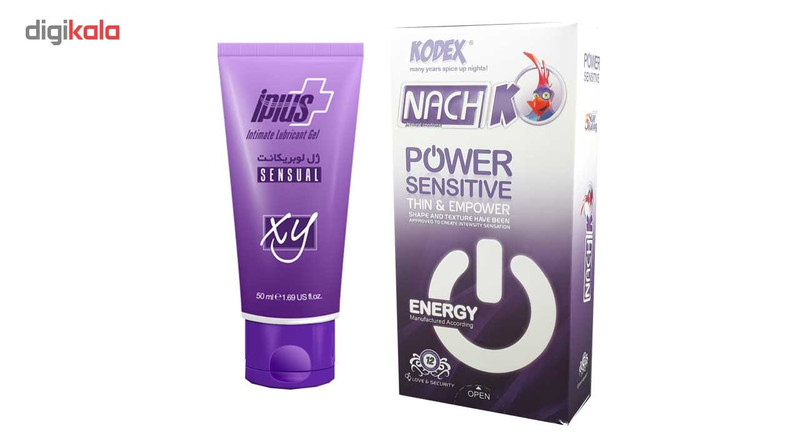 کاندوم کدکس مدل Power Sensitive بسته 12 عددی به همراه ژل آی پلاس مدل lubricant sensual حجم 50 میلی لیتر کاندوم کدکس مدل Power Sensitive بسته 12 عددی به همراه ژل آی پلاس مدل lubricant sensual حجم 50 میلی لیتر