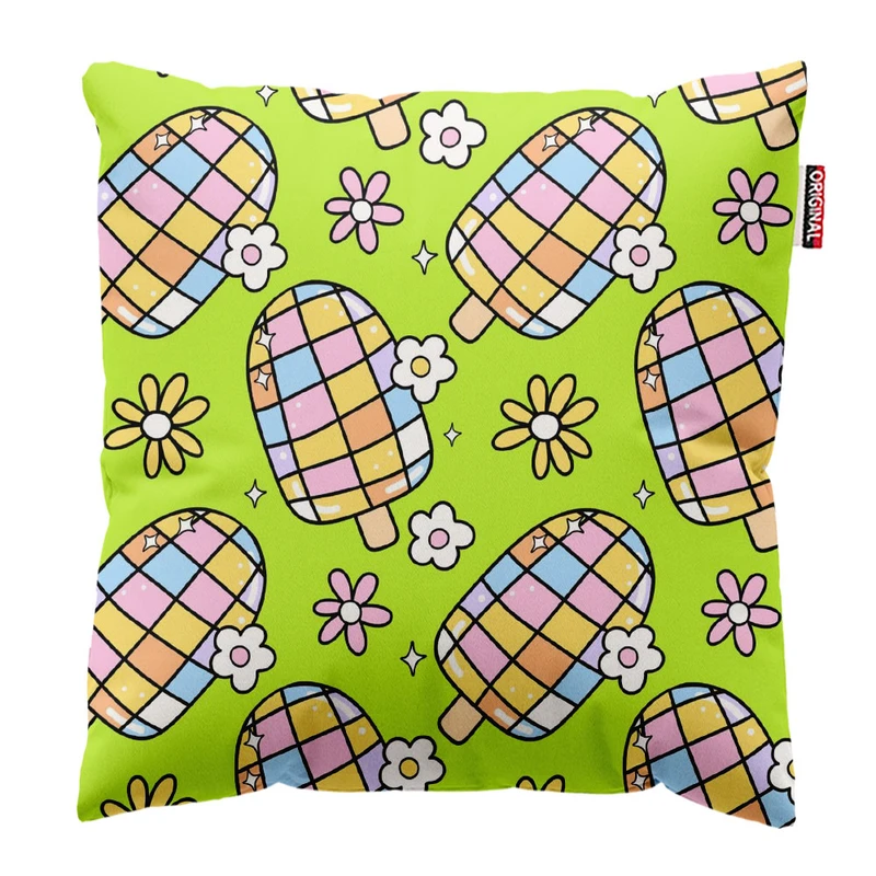   کوسن پاد آفرین طرح کارتونی بچگانه کد 2200 سایز 30*30 سانتی متر