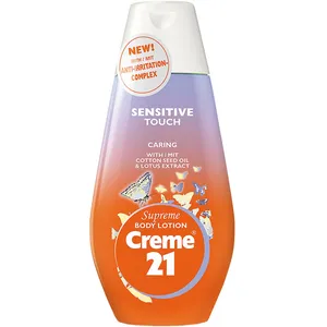 لوسیون بدن کرم 21 مدل Sensitive Touch حجم 250 میلی لیتر