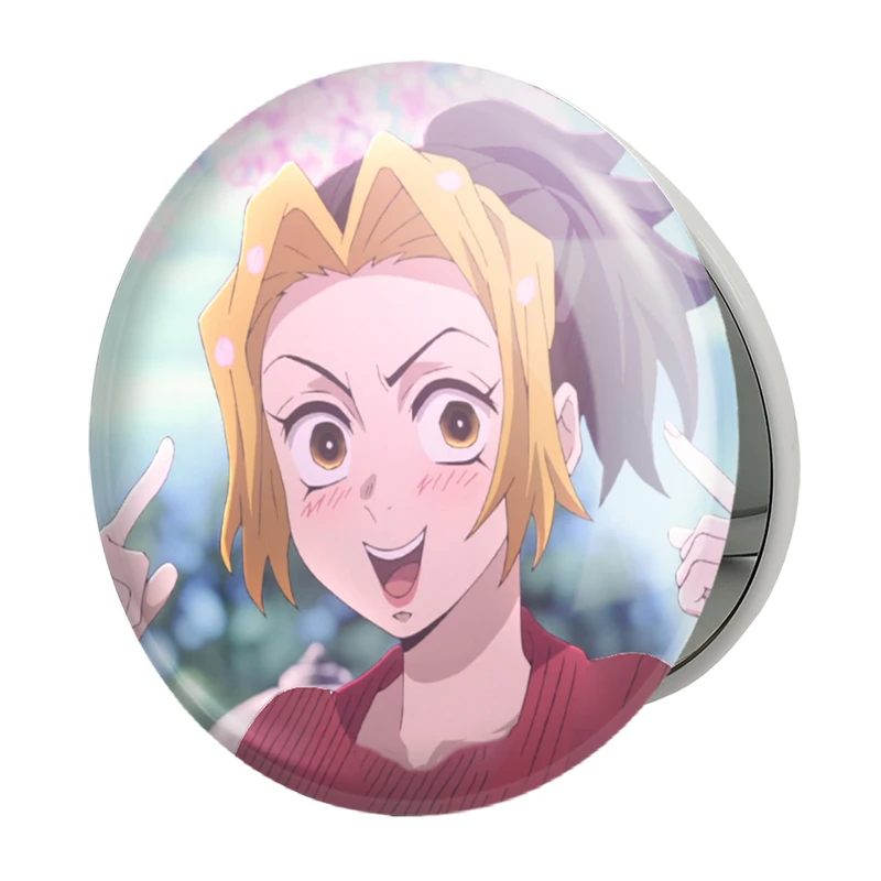 آینه جیبی خندالو طرح ماکیو اوزوی انیمه شیطان کش مدل تاشو کد 12799 