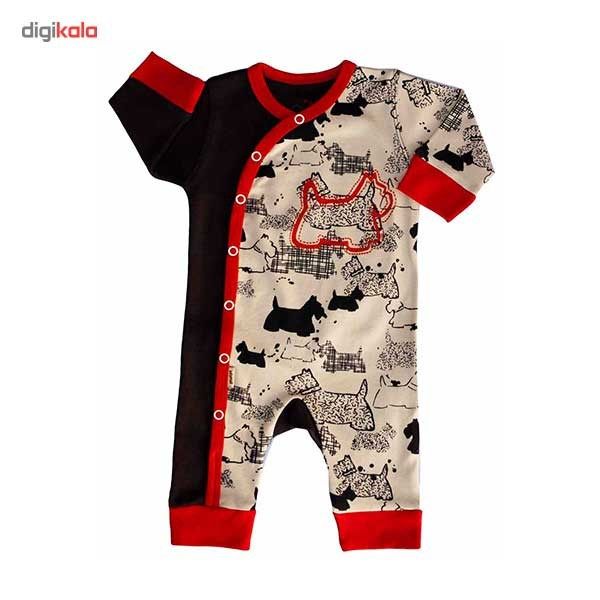 لباس سرهمی آدمک مدل Dog Black لباس سرهمی آدمک مدل Dog Black