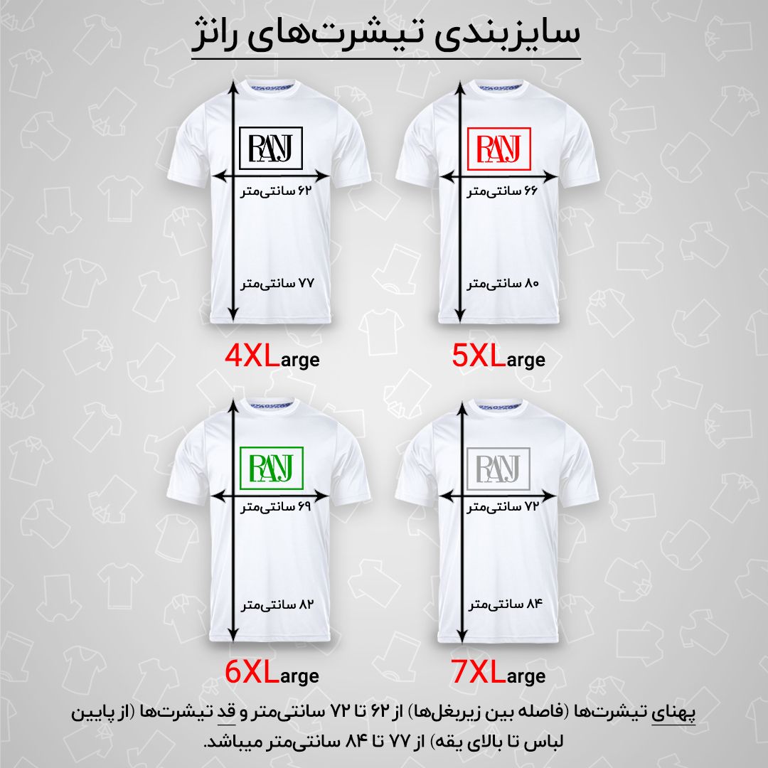 تی شرت آستین کوتاه مردانه رانژ مدل ساده 23RA05 - 409 رنگ آبی -  - 5
